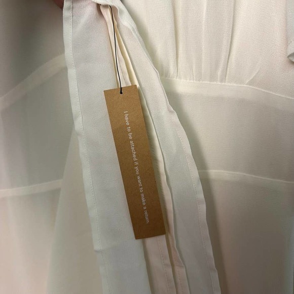 Reformation Dusk Dress in Ivory - Picture 6 of 11